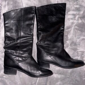 Vintage Mid High Leather Boots